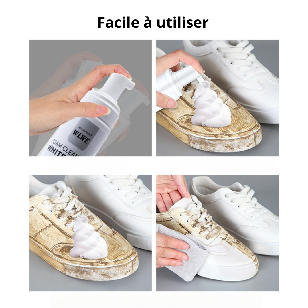 NETTOYEUR POUR CHAUSSURES EN MOUSE SANS EAUX